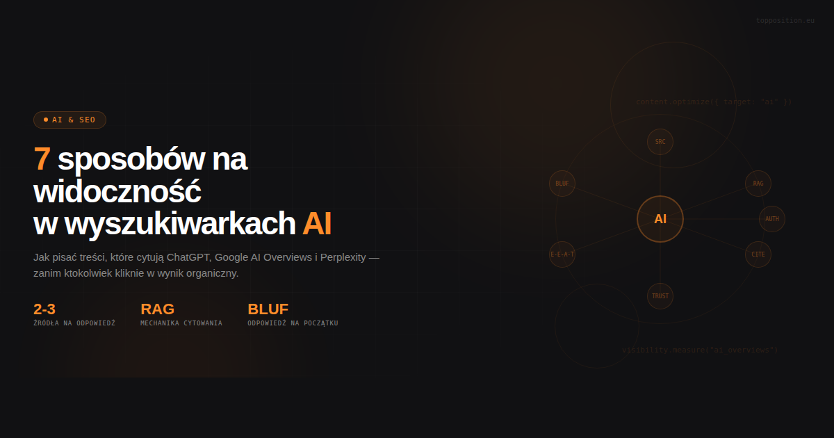 7 sposobów na widoczność w wyszukiwarkach AI — jak pisać treści, które ...