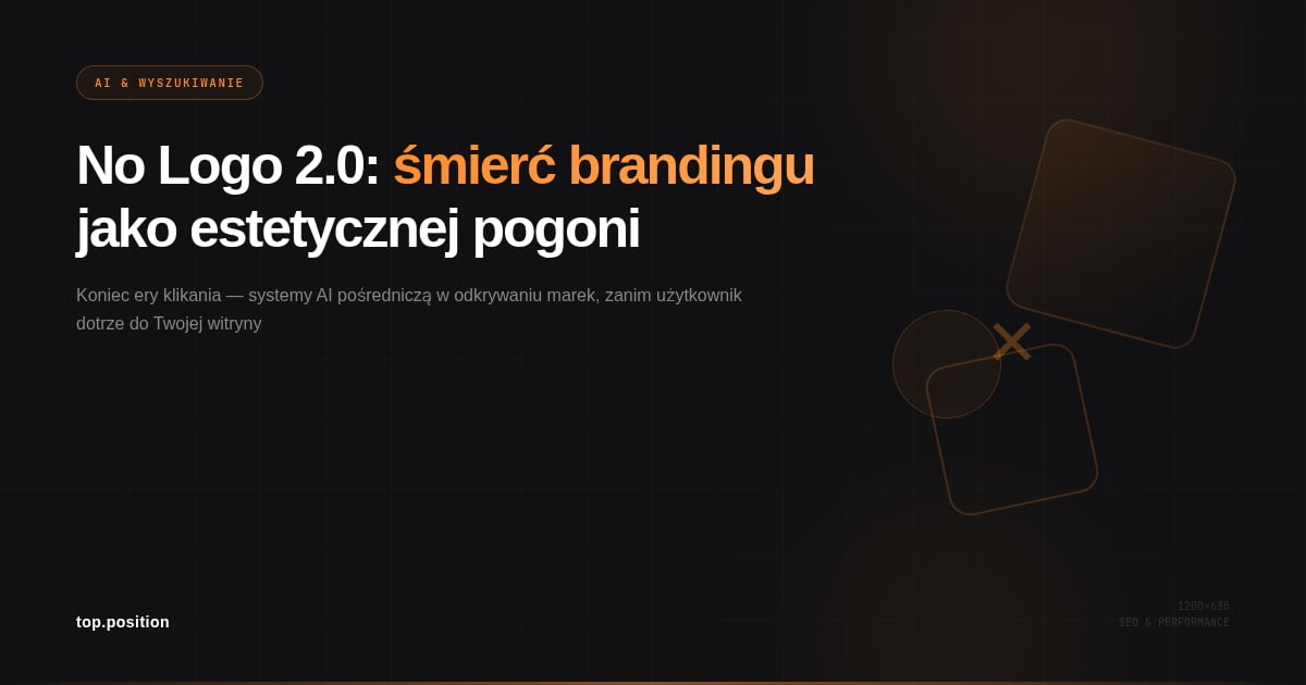 Branding w erze AI — dlaczego estetyka przestała wystarczać