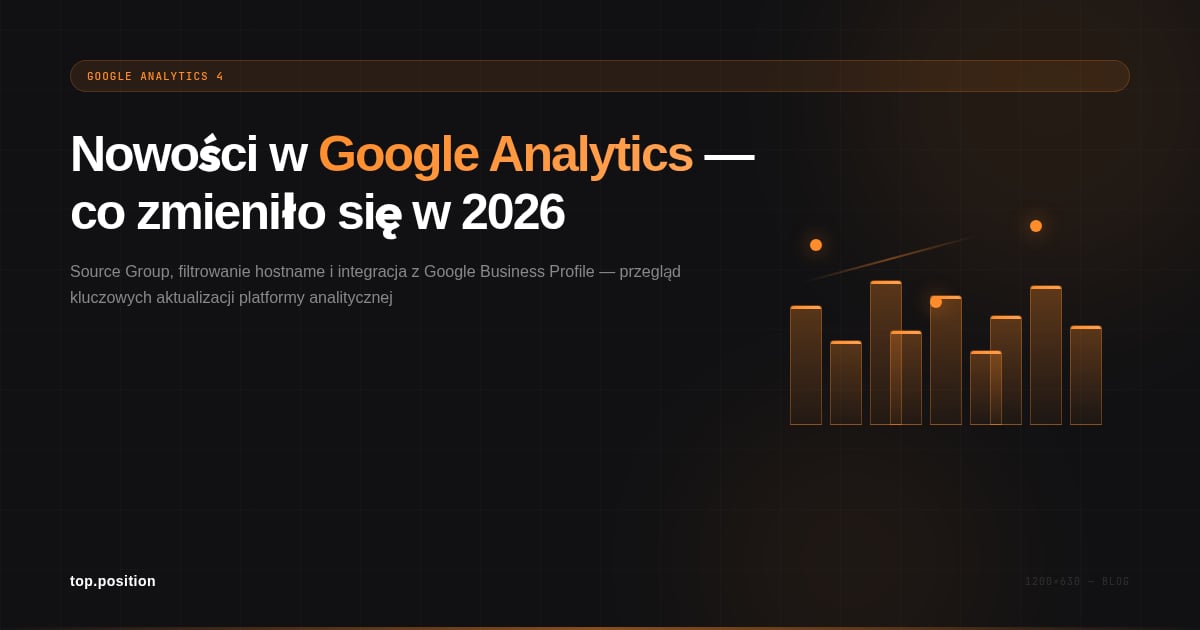 Co nowego w Google Analytics — najważniejsze aktualizacje 2026 roku