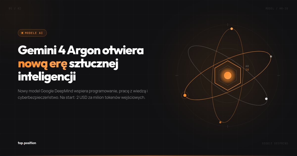Gemini 4 Argon: Google podnosi limit odpowiedzi z 64 tys. do 1 mln tokenów