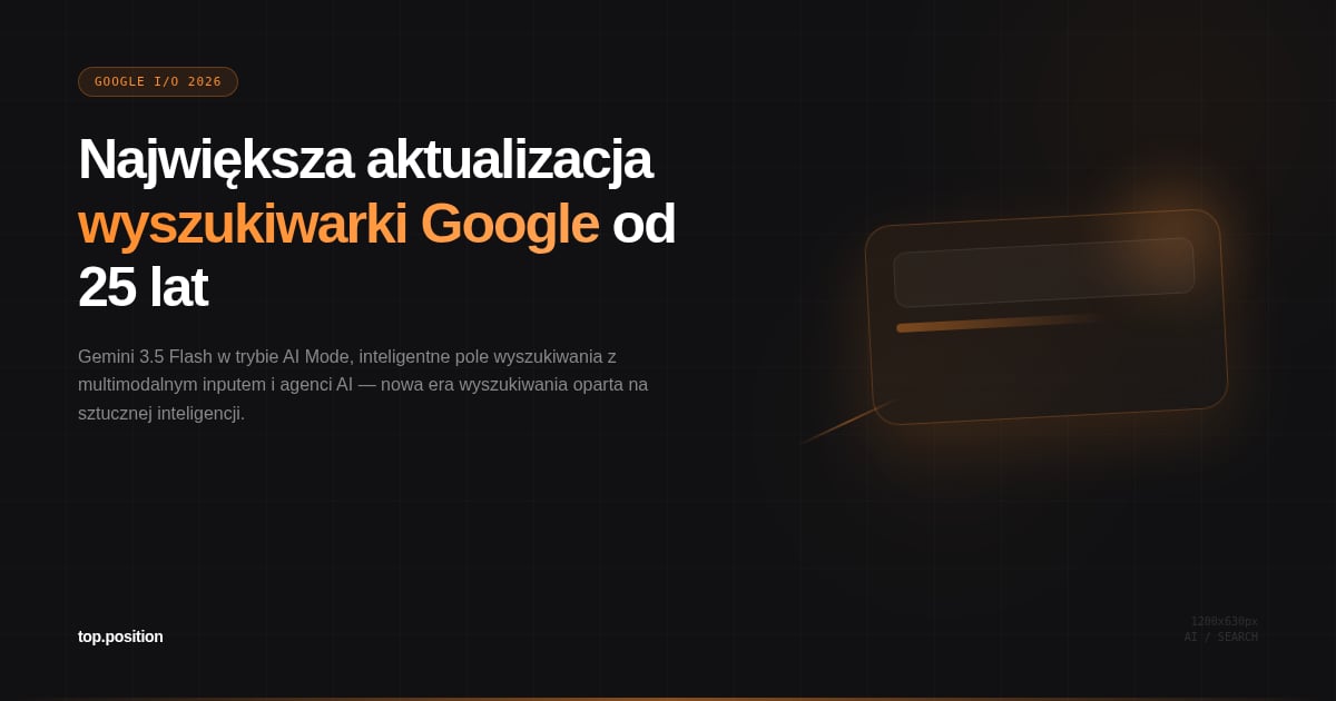 Google Search z rewolucyjnymi funkcjami AI — agenty, inteligentne pole wyszukiwania i generatywny UI