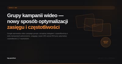 Agencja SEO i Google Ads Katowice | TopPosition — od 2003