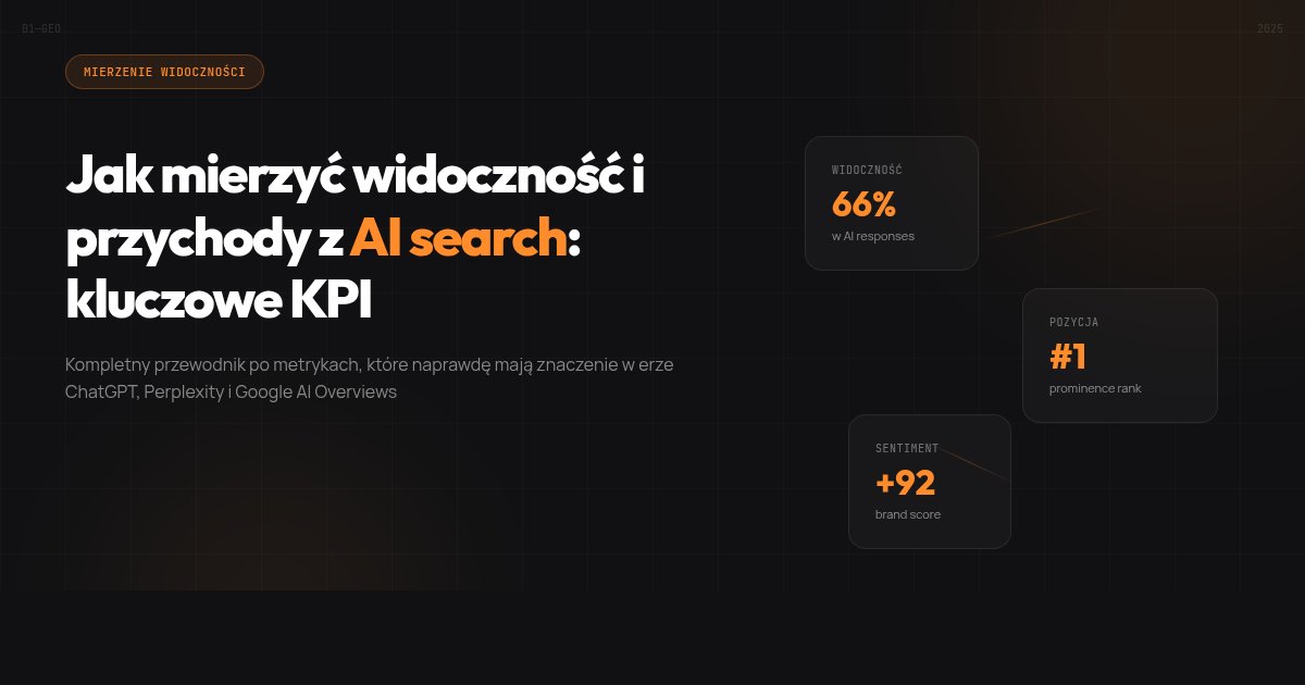 Jak mierzyć widoczność i przychody z wyszukiwania AI: KPI, które faktycznie się liczą
