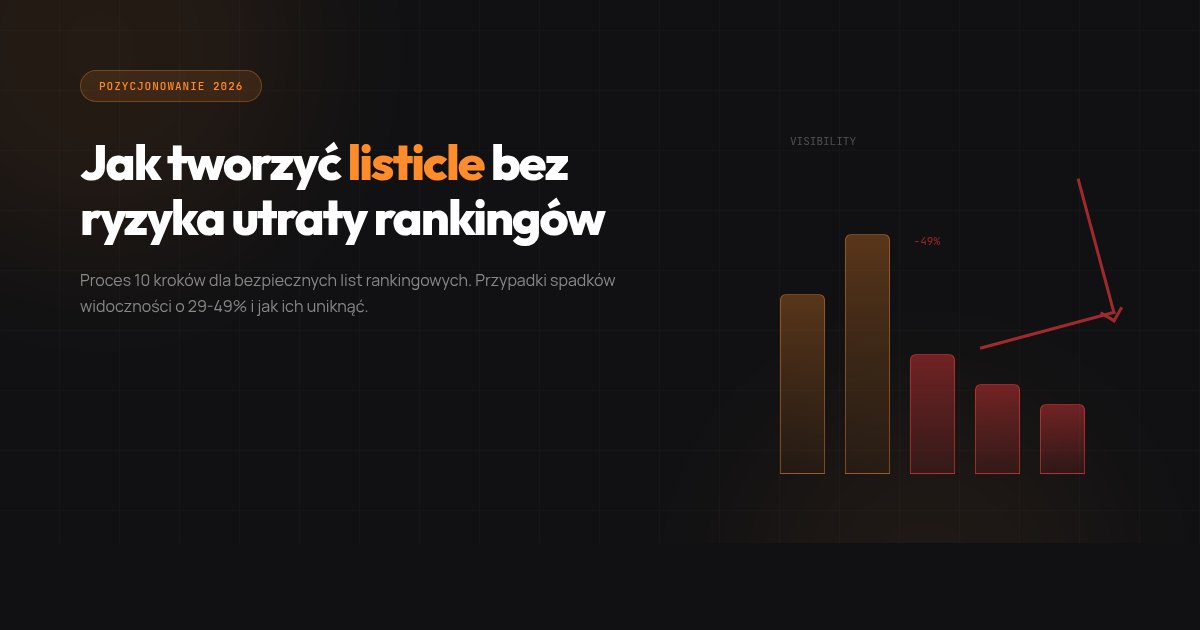 Jak tworzyć listikle, które nie zniszczą twoich pozycji w Google: 10 kroków do sukcesu