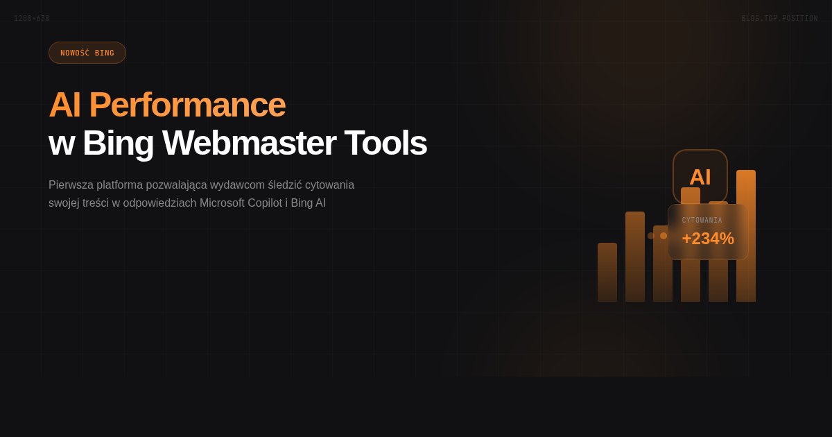 Microsoft wprowadza AI Performance w Bing Webmaster Tools — nowe narzędzie do monitorowania widoczności treści w odpowiedziach AI