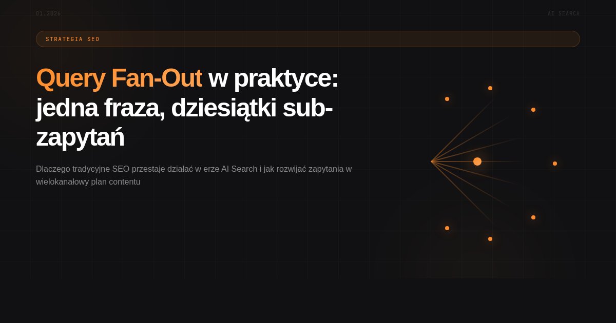 Query fan-out w praktyce: jak zamienić jedno wyszukiwanie w kompleksowy plan contentowy