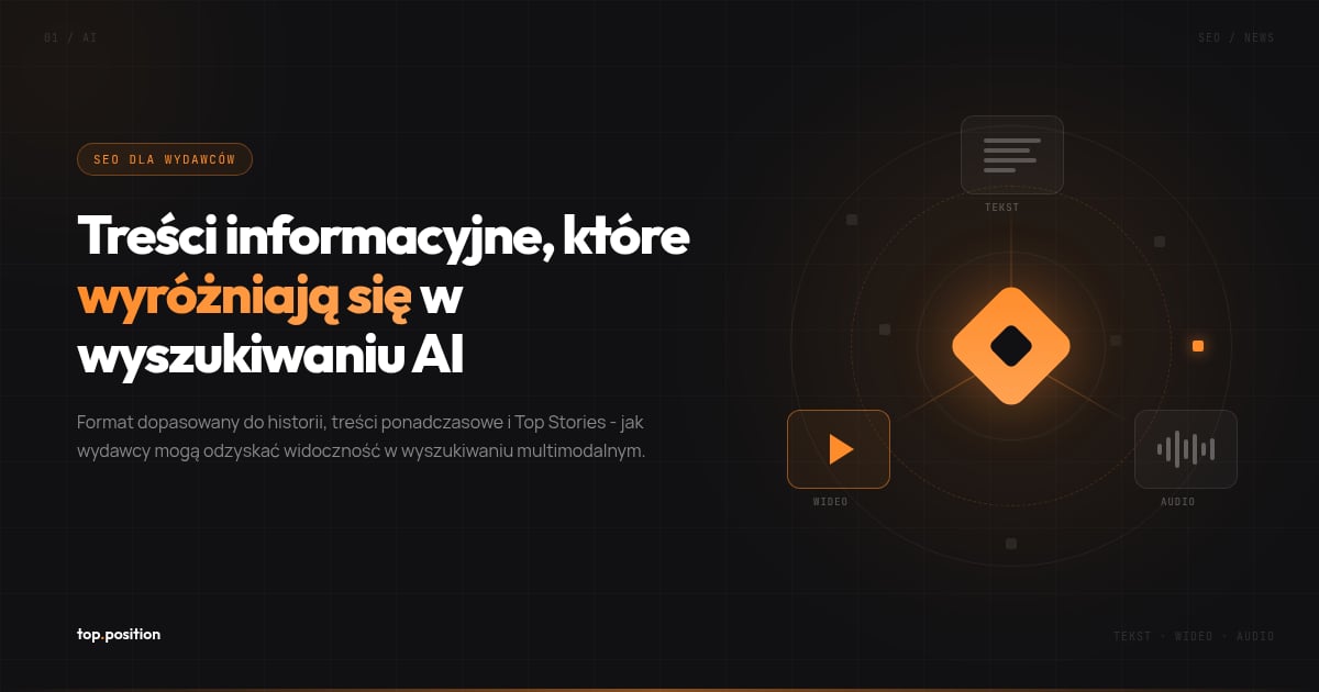 Treści newsowe w erze AI i wyszukiwania multimodalnego - lekcje po 11 latach w news SEO