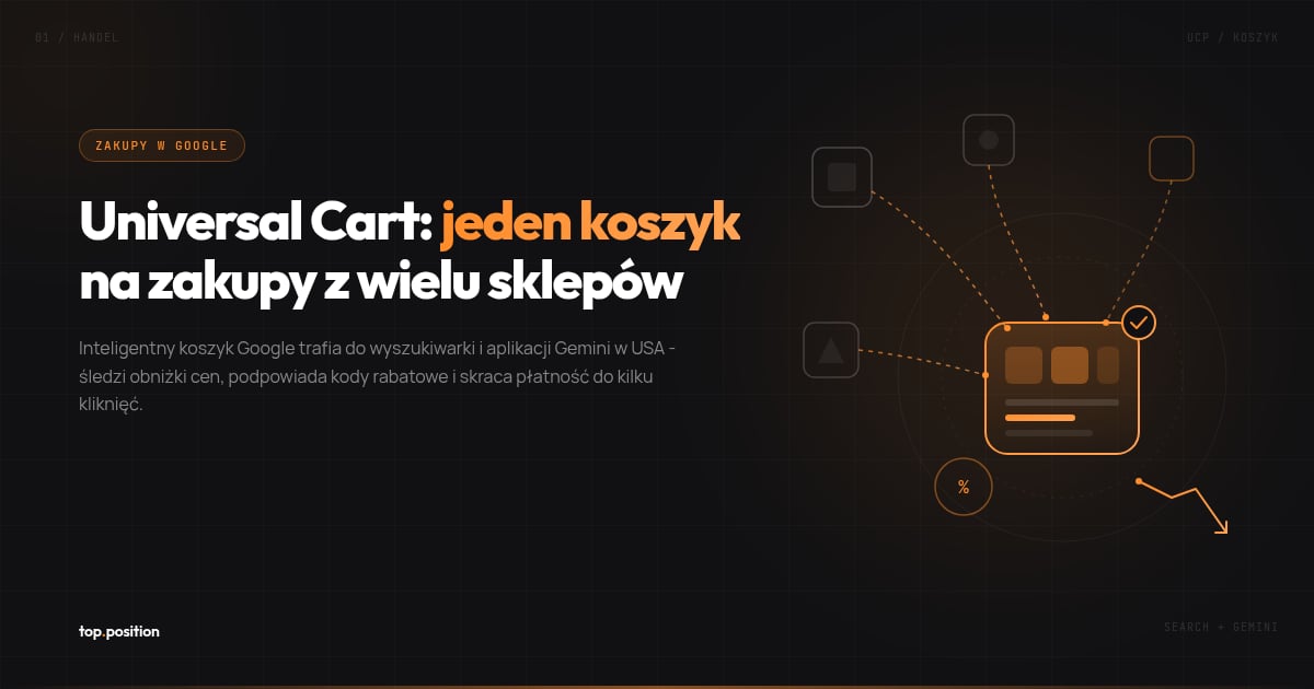 Universal Cart od Google: 4 funkcje wspólnego koszyka w AI Mode i Gemini